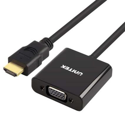 Unitek Y6333 Hdmi To Vga Adapter Preto