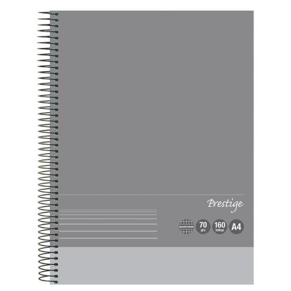Staples Caderno Espiral, A4, 160 Folhas, Quadriculadas, Capa Dura