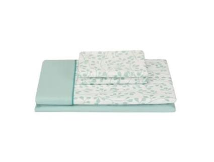 Jogo de Lençóis PIKOLIN HOME (135x190/200cm - Verde - Algodão)