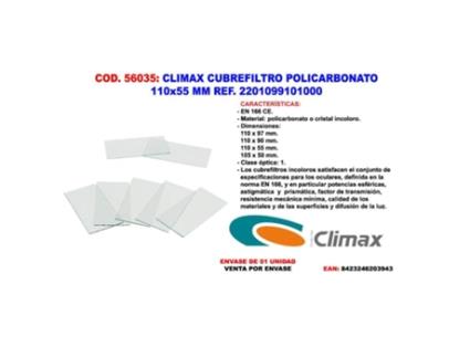 Climax  cubrefiltro policarbonato 110 x 55 ref 2201099101000