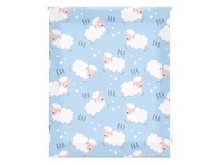 Estore de Rolo HAPPYSTOR Impressão Digital Infantil HSCI97023AZUL 105x250 cm