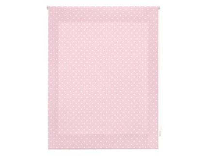 Estore de Rolo HAPPYSTOR Motas Impressão Digital Gostar Rosa 125x250 cm