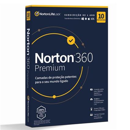 Norton 360 Premium 75gb po 1 User 10 Device 12mo Generic rsp mm gum