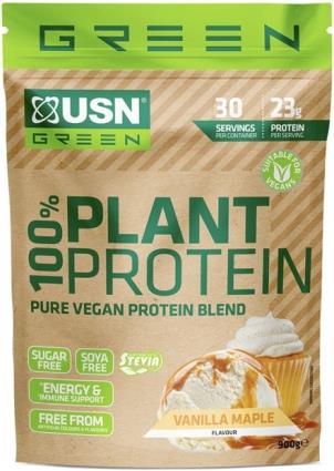 Proteína em pó USN 100% Plant Protein vanilka 900g