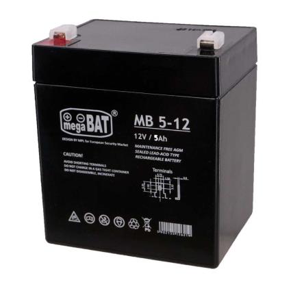 Mpl Power Elektro Vrla Mb 5-12 Car Battery