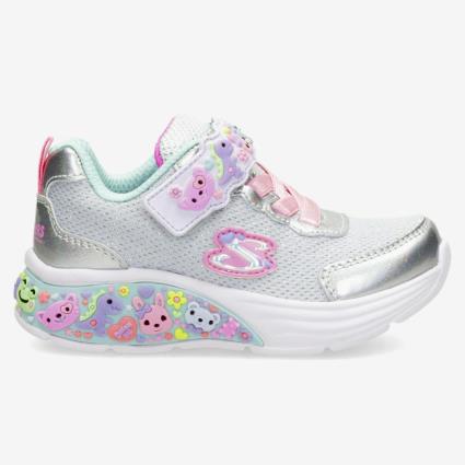 Skechers Lil Dreamers - Cinza - Sapatilhas Running Menina tamanho 23
