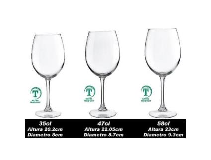 Copas syrah 35 cl tensionadas caja 6