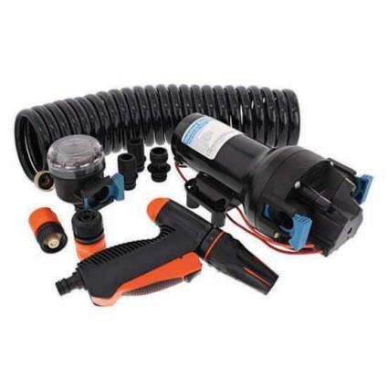 Jabsco Hotshot 12v 6gpm Wash Pump Kit  70 Psi