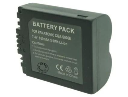 Bateria OTECH Compatível para PANASONIC CGA-S006E