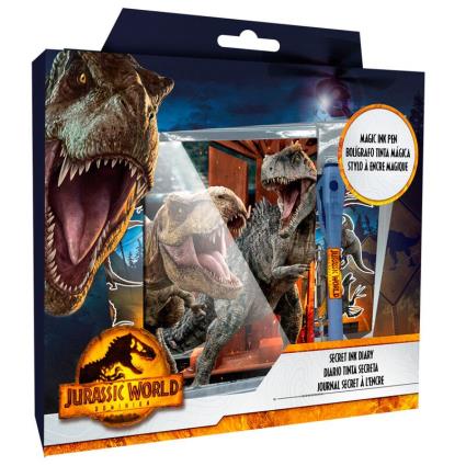 Universal Studios Jurassic World Diary With Pen Magic