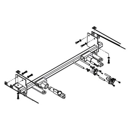 Blue Ox Chevy/gmc Mltpl Fits Baseplate Prateado