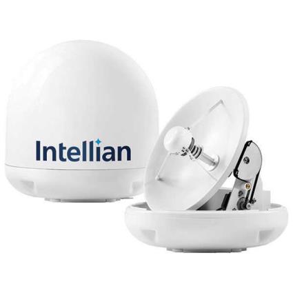 Intellian I3+dish/bell Mim Rg6 1 M+rg6 15 M Satellite Tv System Prateado 38 cm