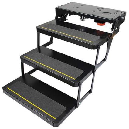 Kwikee Products Co 25 Series Triple Automatic Electric Step Prateado