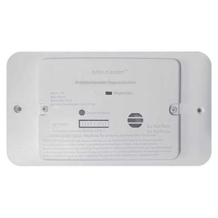 Mti Industries 25 Series Dual Propane/lp Carbon Monoxide Trim Ring Alarm Transparente