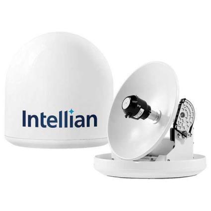 Intellian I2+dish/bell Mim Rg6 1 M+rg6 15 M Satellite Tv System Prateado 33 cm