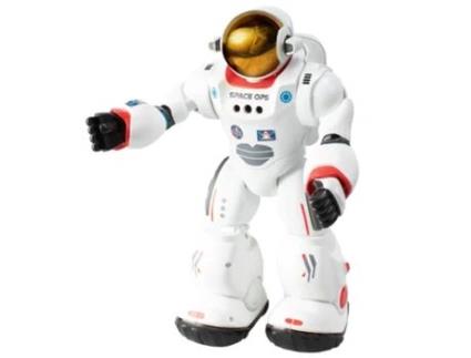 Robô Xtrem Bots Charlie The Astronaut Branco