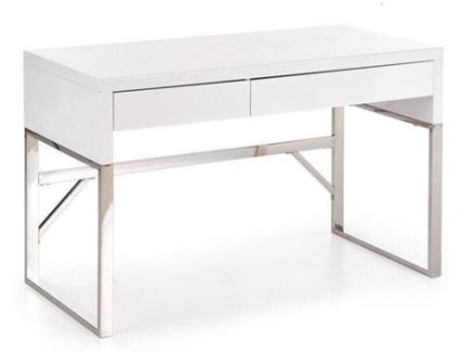 Secretária ANGEL CERDÁ S.L. Branco (MDF e Aço - 120 x 61 x 76 cm)