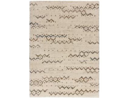 Alfombra shaggy - ATTICGO - Ikone - Multicolor, 135X190 cm