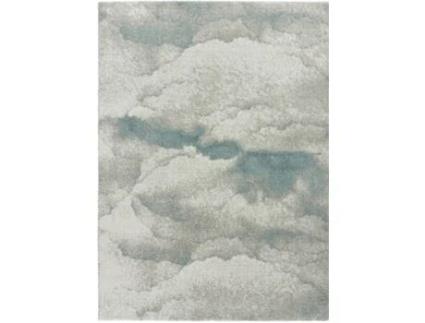 Alfombra abstracta - ATTICGO - Smoothy - Azul, 160X230 cm