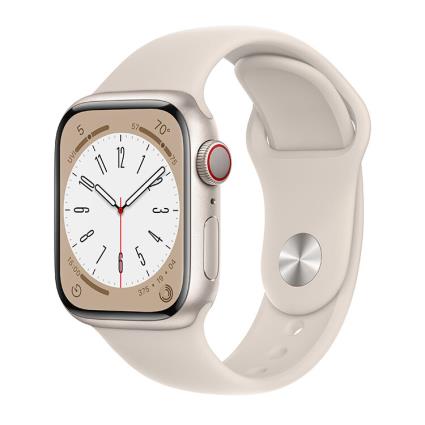 APPLE WATCH S8 45MM WHITE LTE