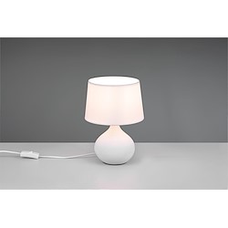 Candeeiro de mesa MARTIN 1 LÂMPADA E14 40W BRANCO