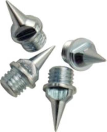 Bicos Precision 12MM pyramid spikes - 12 pcs