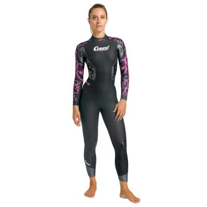 Cressi Kuwae Back Zip Suit 2-3-4 Mm  L