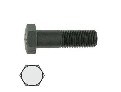 Tornillo cabeza hexagonal din 931 calidad 8.8 negro largo 120mm metrica m-14