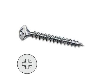 Tornillo rosca madera gota-sebo pz niquelado spax 3,5-20 (caja 1000)