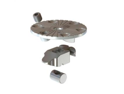Conector oculto weka ø60 para patas de mesa  patentado.