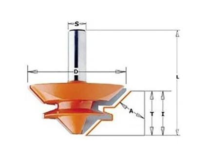 Fresa p/juntas 45  cmt 955.504.11
