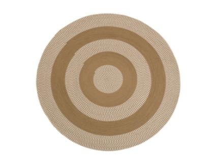 ALFOMBRAS REDONDAS DE CUERDA Y ALGODÓN (blanco beige - 150x150 CM)