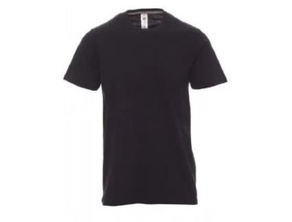 Camiseta algodon cuello redondo varios colores talla s-xxl talla m color ropa color negro