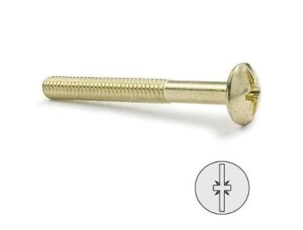 Tornillo cabeza bombata komby latonado 6-60