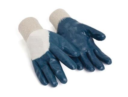 Guante antideslizante nitrilo pesado puño cerrado talla 8-9 t/guante talla m-8 (caja 10)