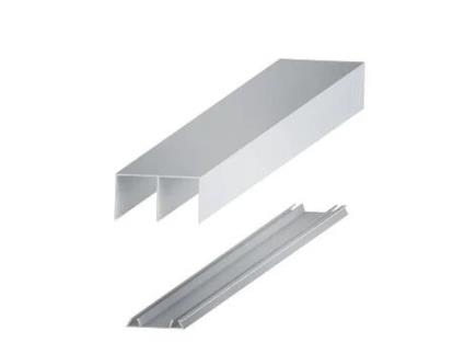 Kit guia aluminio lugano plata mate 2m sp10/16