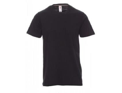 Camiseta algodon cuello redondo varios colores talla s-xxl talla xl color ropa color negro
