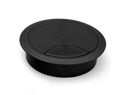 Pasacable redondo negro diam.60mm