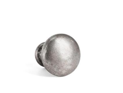 Parma pomo zamak ø diámetro ø30 acabado plata vieja