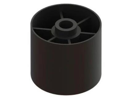 Pata plastico tika d44 h40 negro