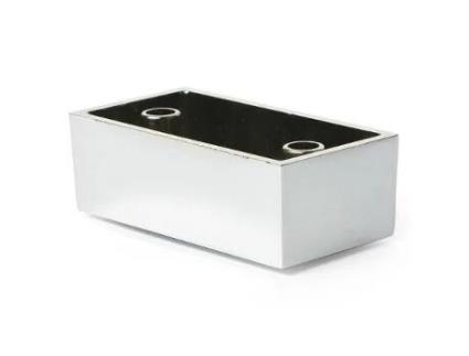 Base zamak tropea 60x30 h22 cromo