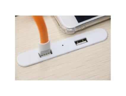 Modulo conexion kaloa 2xusb-a blanco con enchufe pared y driver incluido.