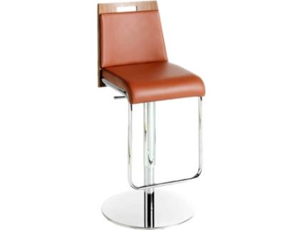 Banco ANGEL CERDÁ S.L. 4072 (Castanho - Couro, Poliuretano - 48 x 40 x  84/108 cm)