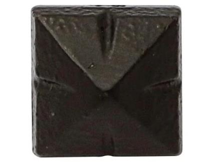 Clavo forja roseta 25x25 n.1002 negro