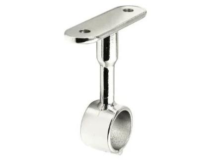 Soporte tubo redondo d20mm central niquel barra 19