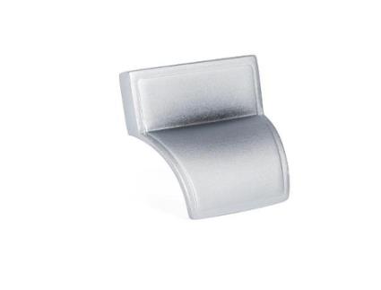 Tirador zamak modelo hoz acabado gris ral distancia 64