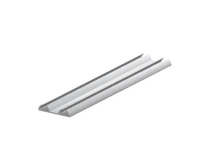 Guia aluminio superior, inferior micra doble 3m.  guia doble canal. sp16