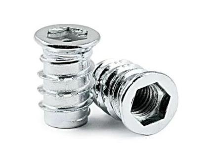 Tuerca embutir con cabeza allen m10-25 zincado hierro