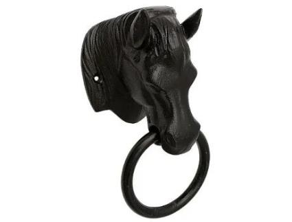 Aldabon caballo anilla 310/a forja negro