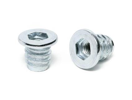 Tuerca emb.c/ancha allen 10 m8x17 zincado izquierda rosca a izquierda. material:hierro zn.-